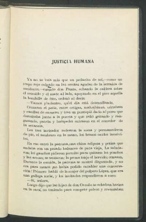 Justicia humana