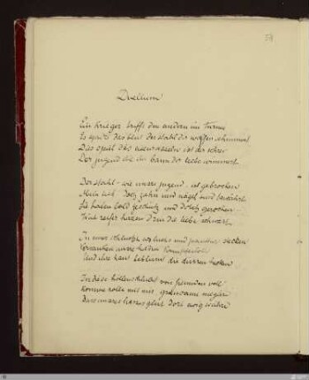 Duellum : [SW XIII/XIV: H3a]; [SW XIII/XIV, S. 47/174]