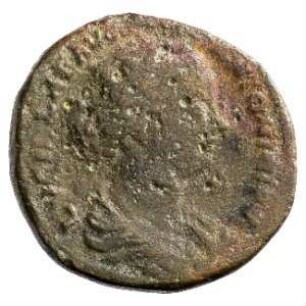 Münze, Sesterz, 164 - 169 n. Chr.