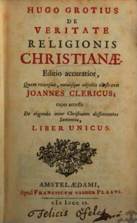 De veritate religionis christianae