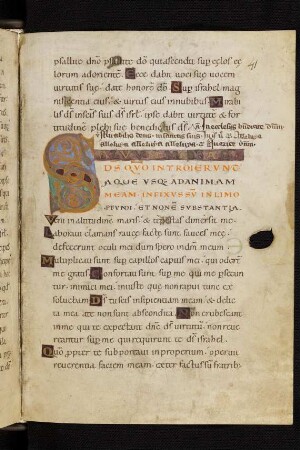 Rankeninitiale S (Ps 68)