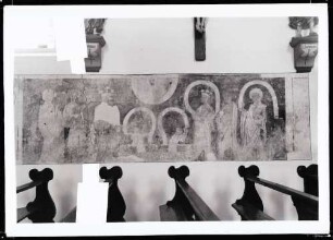 Kirche; Wandbilder nach der Restaurierung