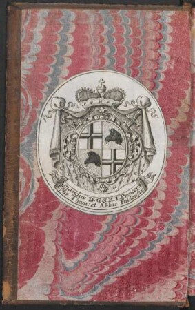 [Exlibris des Amand von Buseck, Fürstbischof von Fulda]