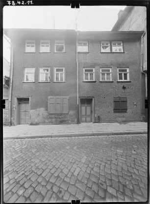 Schmalkalden, Stumpfelsgasse. Wohnhaus. Straßenfront