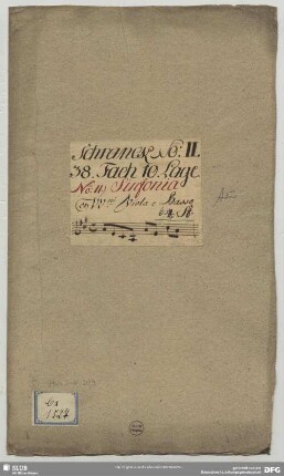 Symphonies - Mus.2-N-20,9 : strings, bc - A