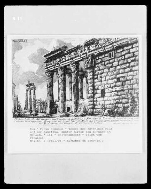 Rom, Forum Romanum, Tempel des Antoninus und der Faustina
