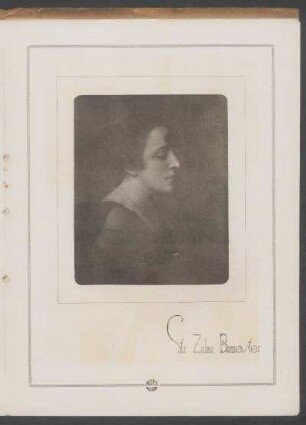 [Fotografía de] Sta. Zulma Burmester