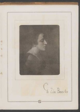 [Fotografía de] Sta. Zulma Burmester