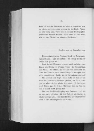 Berlin, den 17. Dezember 1904