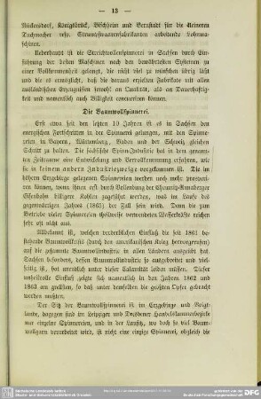 Die Baumwollspinnerei