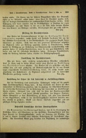 Vorbildung der Lehrer für den Unterricht in Fortbildungsschulen
