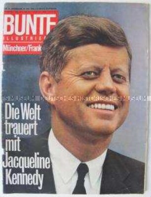 Wochenzeitschrift "BUNTE" zum Beisetzung von John F. Kennedy