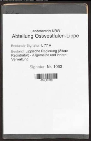 Anstellung der Amtsschreiber, Amtsassessoren und Hebungsbeamten beim Amt Horn, Bd. 2