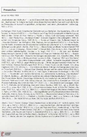 Presseschau