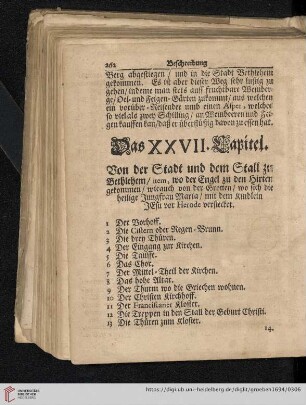 Das XXVII. Capitel