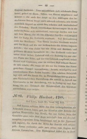 No. 81. Philip. Hackert, 1788.