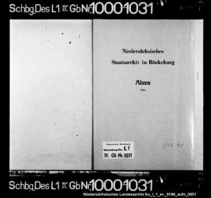 Prozeß des Brun Bilderbeck gegen Otto Hoyer zu Nienburg