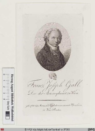 Bildnis Franz Joseph Gall