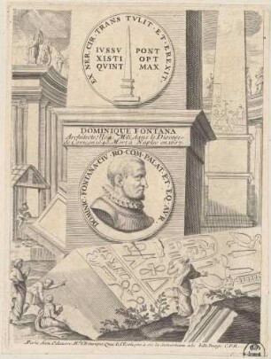Gedenkblatt auf Domenico Fontana