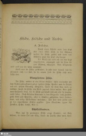 Fische, Frösche und Krebse