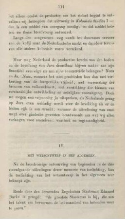 IV. Het wetsontwerp in het algemeen