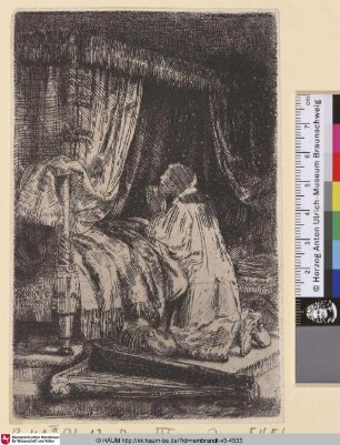 [David im Gebet; David in Prayer; David priant Dieu]