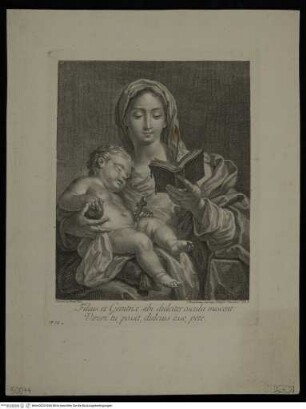 Lesende Madonna mit schlafendem Jesuskind