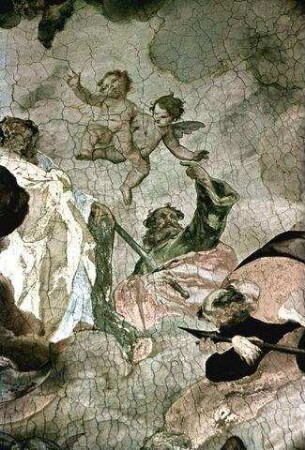 Gottvater, Christus, Heilige und Engel