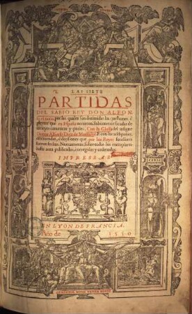 Las Siete Partidas del sabio rey Don Alfonso el nono ... : con la Glossa del insigne Dottor Alfonso Diez de Montaluo ...