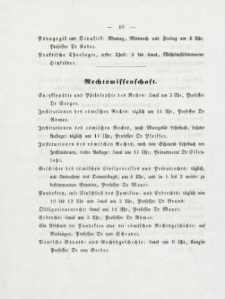 10-12, Rechtswissenschaft