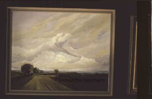 Ausstellung "Landschaften" von Lothar Hoffmann: Kreistagssitzungssaal: Foyer: Landschaftsgemälde