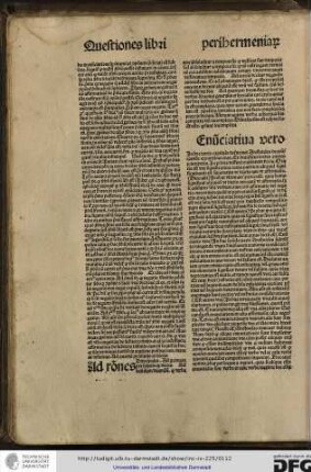 In hoc tertio capitulo determinat Arestoteles de enunciatione et partibus eius.