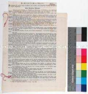 Ausschnitt aus dem Militär-Wochenblatt von 1862 über Kavallerie-Attacken