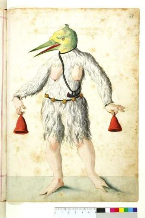 Schembartläufer, Wilder Mann als Grabläuter