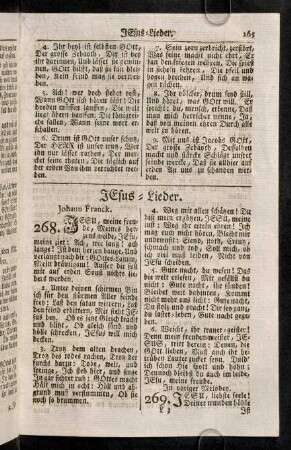 165-175, Jesus-Lieder (268 - 283)