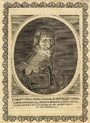 Bildnis von Christian IV. (1577-1648), König von Dänemark