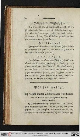 Polizei=Geseze