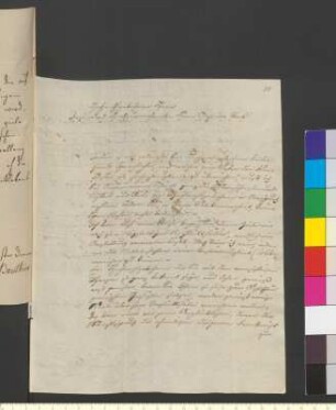 Brief von Grunow, August Ferdinand an Goethe, Johann Wolfgang von