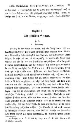 Kapitel 2. Die zeitlichen Grenzen.