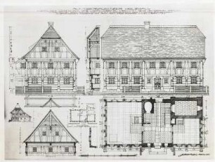 Oppelsdorf, Alt-Oberlausitzer Holzhaus, ehemals Weberhaus Nummer 8