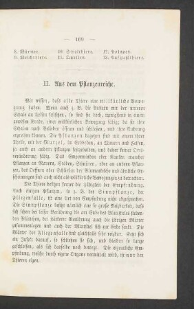 II. Aus dem Pflanzenreiche.