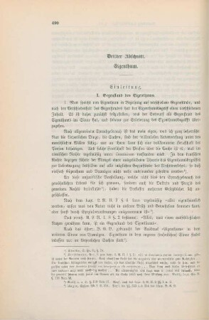 Dritter Abschnitt. Eigenthum