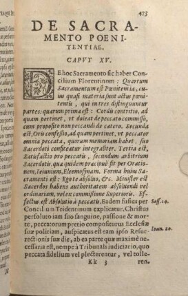 De Sacramento Poenitentiae. Capvt XV.