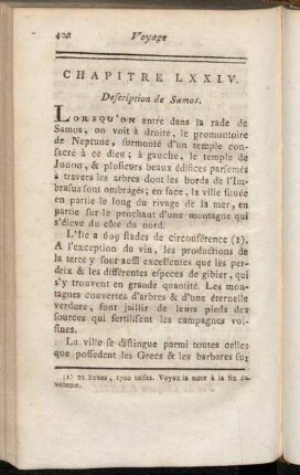 Chapitre LXXIV. Description de Samos.
