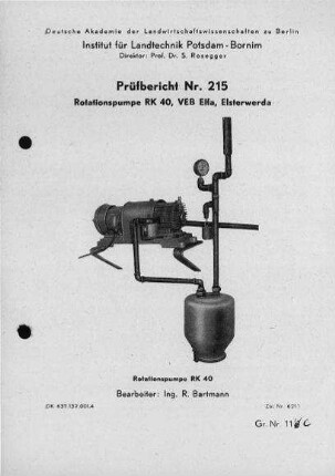 Rotationspumpe RK 40