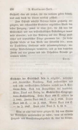 490-512 [Rezension] Geschichte der Gesellschaft Jesu