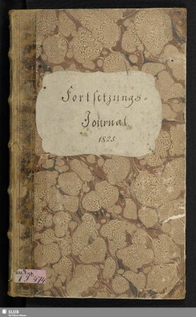 Fortsetzungsjournal 1825 - Bibl.Arch.II.F,Vol.474