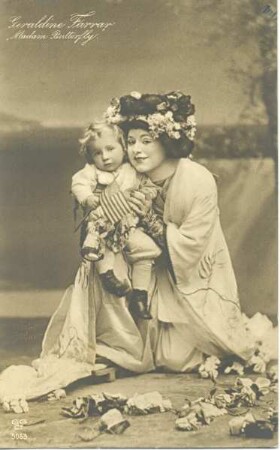 Geraldine Farrar als Madam Butterfley