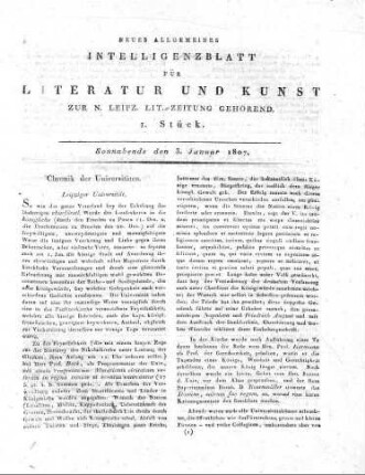 1807: Leipziger Literaturzeitung