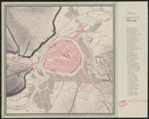 Grundriss von der schriftsässigen Stadt Chemnitz